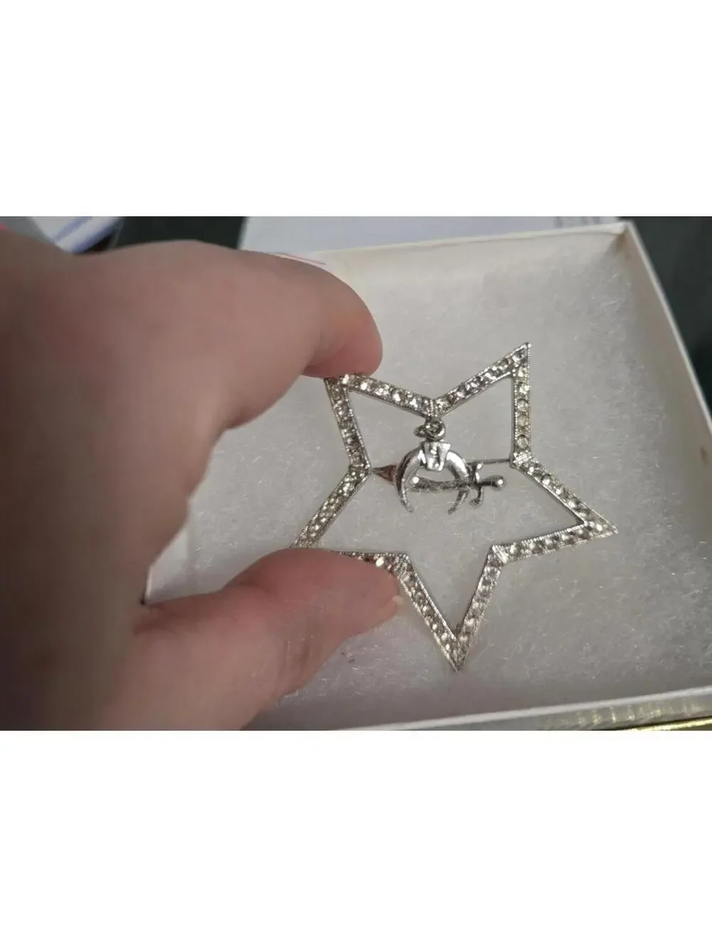 Good condition Mason star Jewelry pin